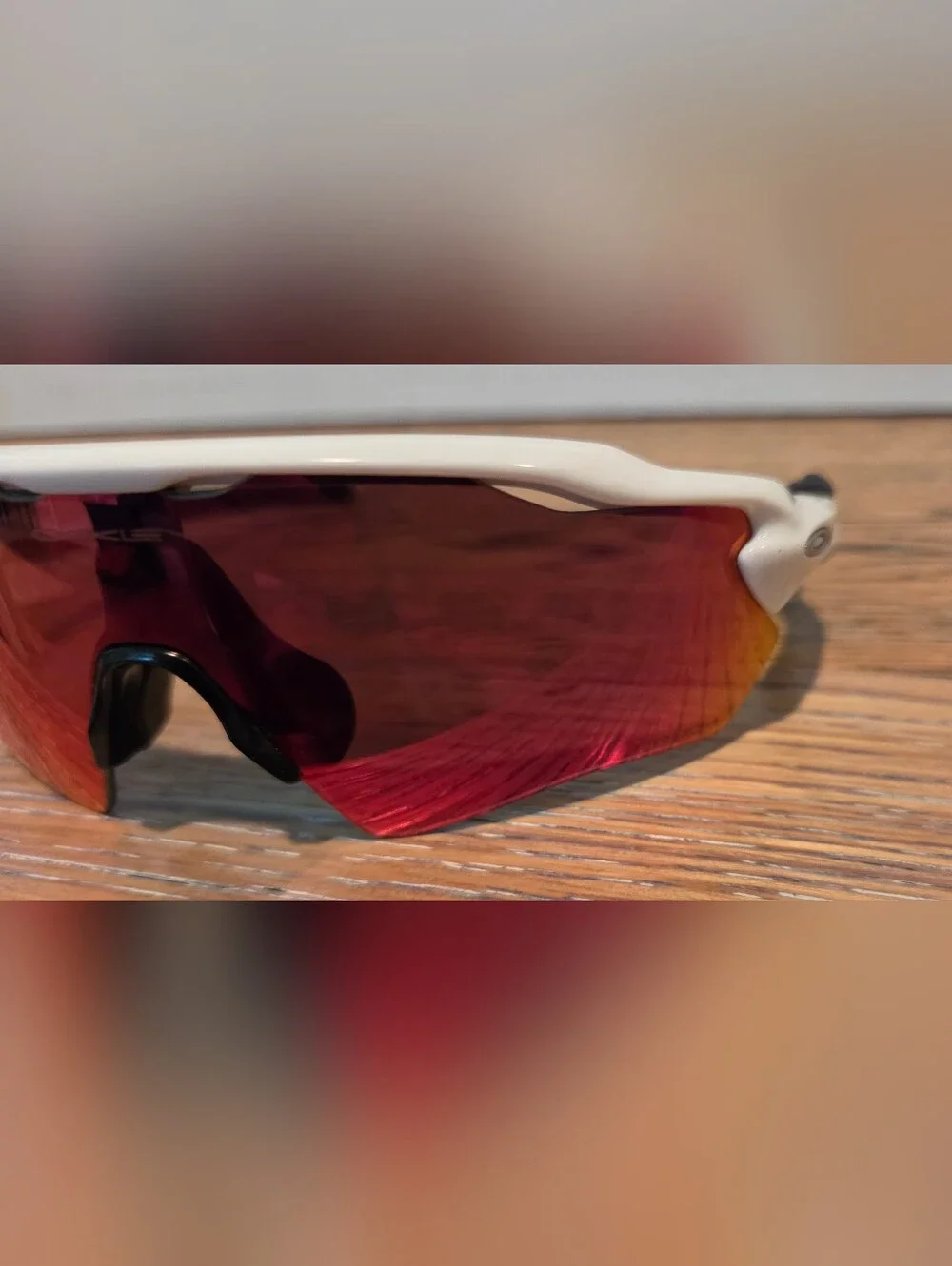 Oakley - Radar EV S Path - Size: Youth (128mm) - Prizm Red Field Lenses - White
